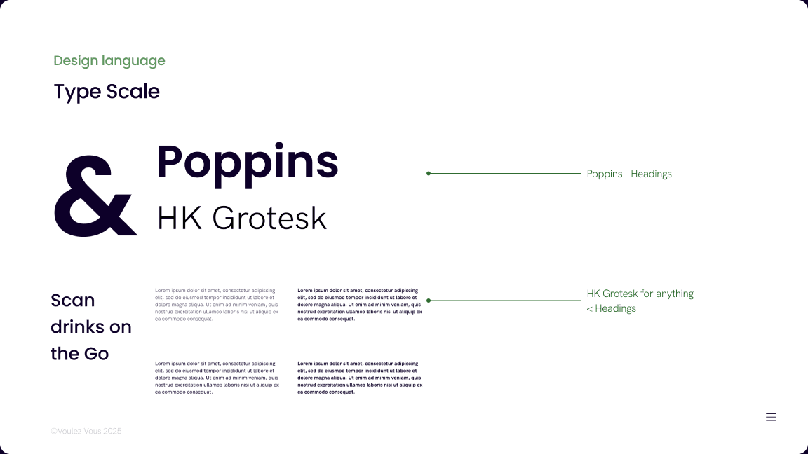 Design Language — Type Scale