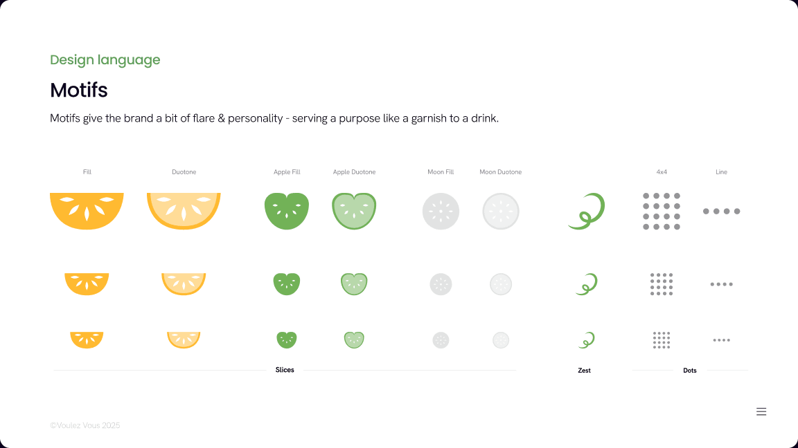 Design Language — Motifs